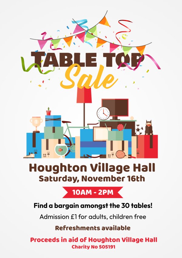 Table Top Sale