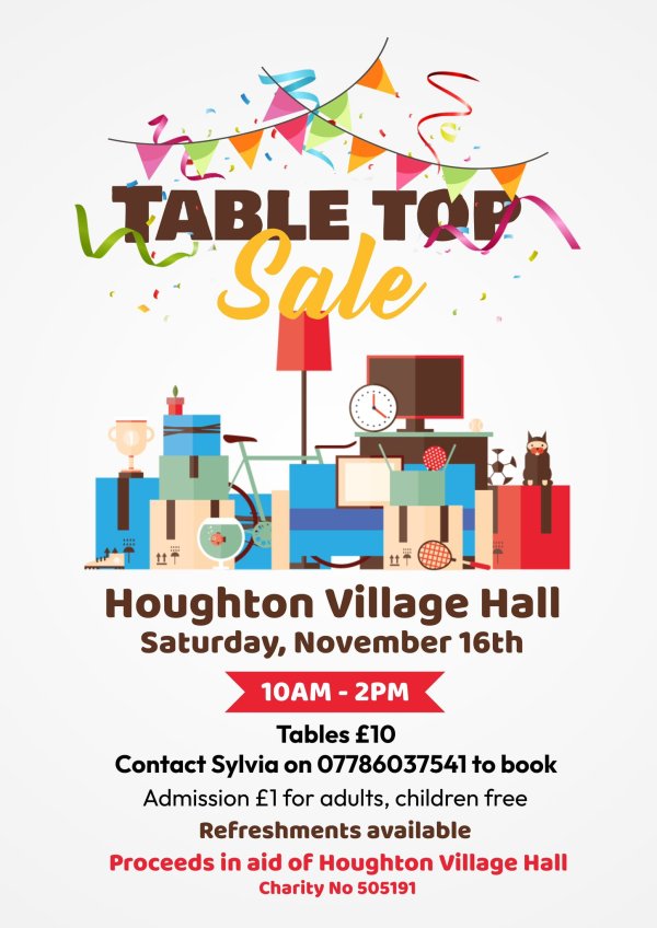 Table Top Sale